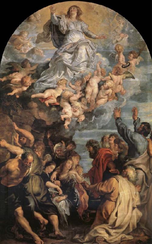 Peter Paul Rubens The Asuncion of Maria al Sky